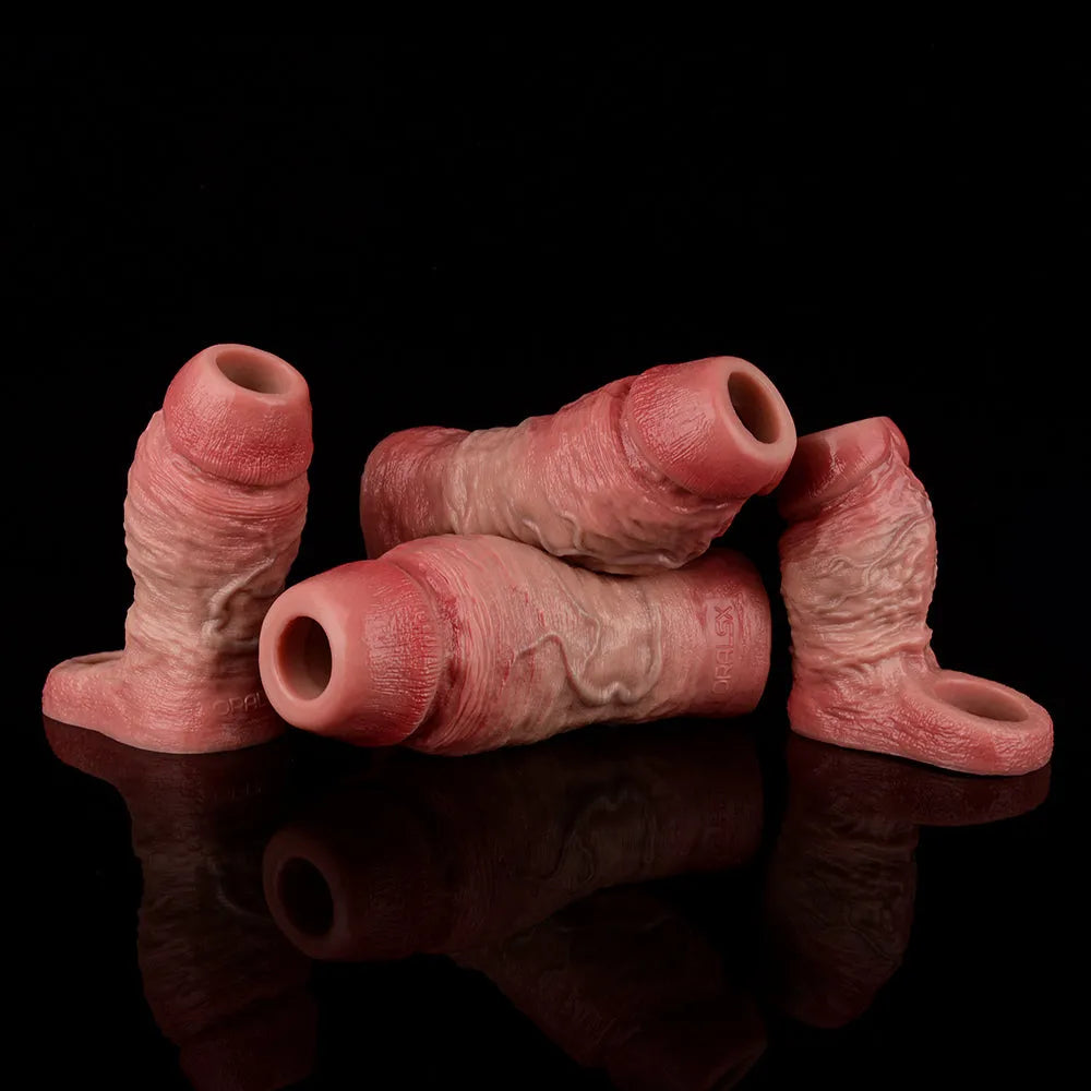 Gaine Pénienne Silicone Ouverte Ultra Réaliste Épaisse
