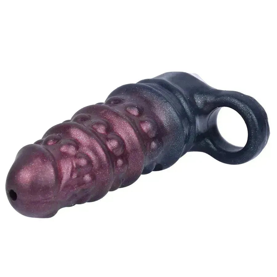 Goutte d’Eau Nervurée Texturée Silicone Gaine à Pénis