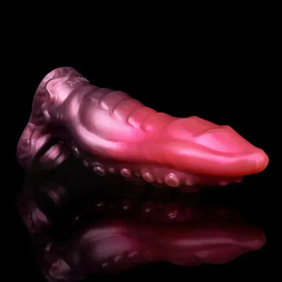 Rose Silicone Tentacule Creuse Gaine à Pénis