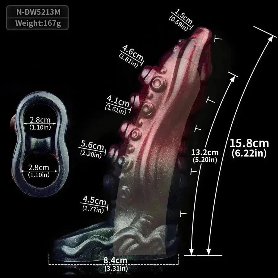 Creuse Alien Tentacule Extension Gaine à Pénis