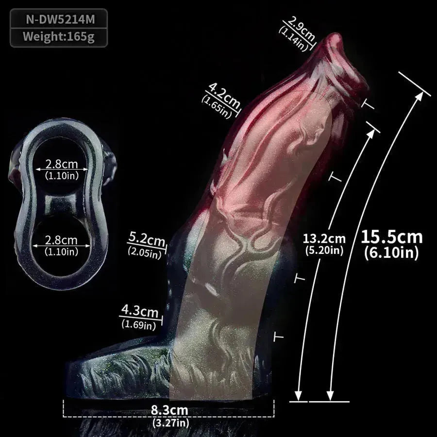 Gaine Pénienne En Silicone Knot Loup