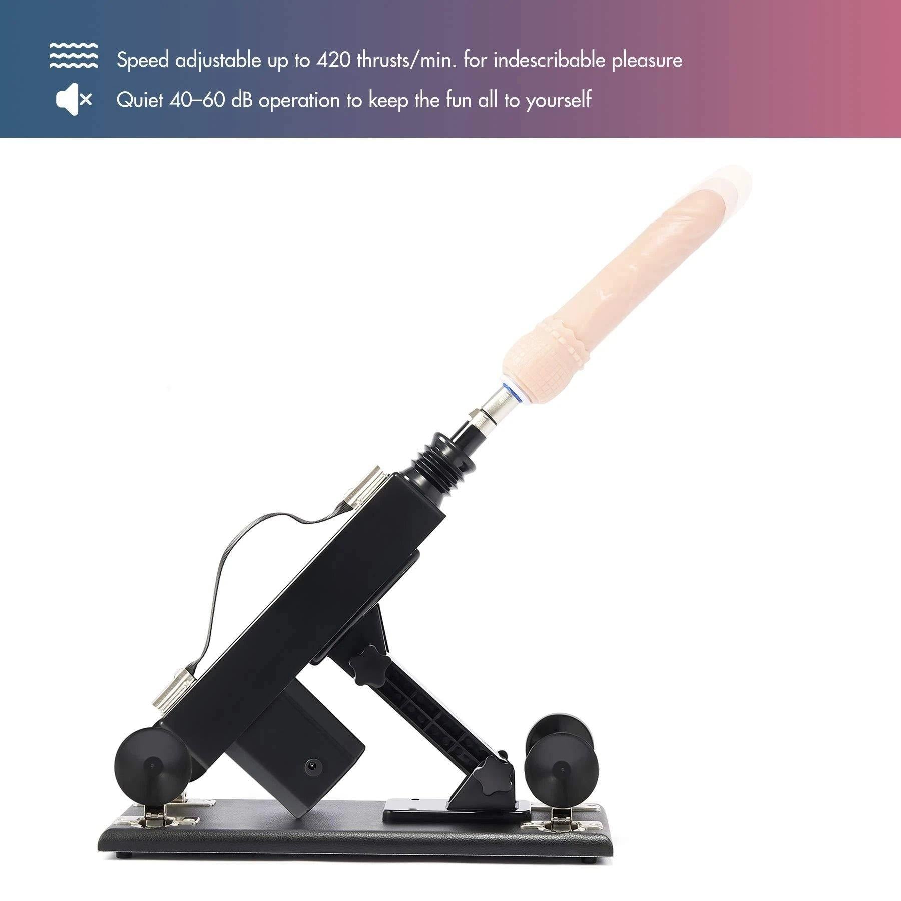 Fuck Machine Sexuelle Va-et-Vient avec 7 Embouts
