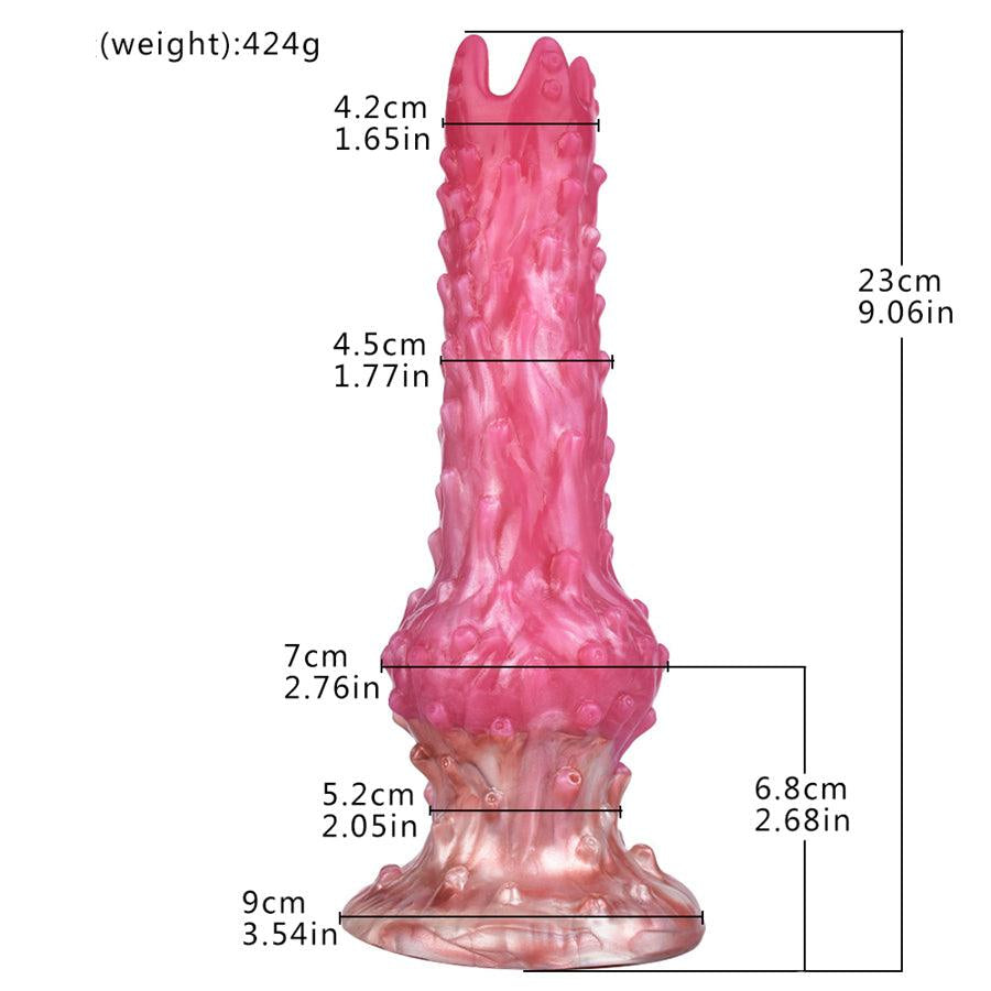 Rose Silicone Fantasy Gode Alien Ovipositeur