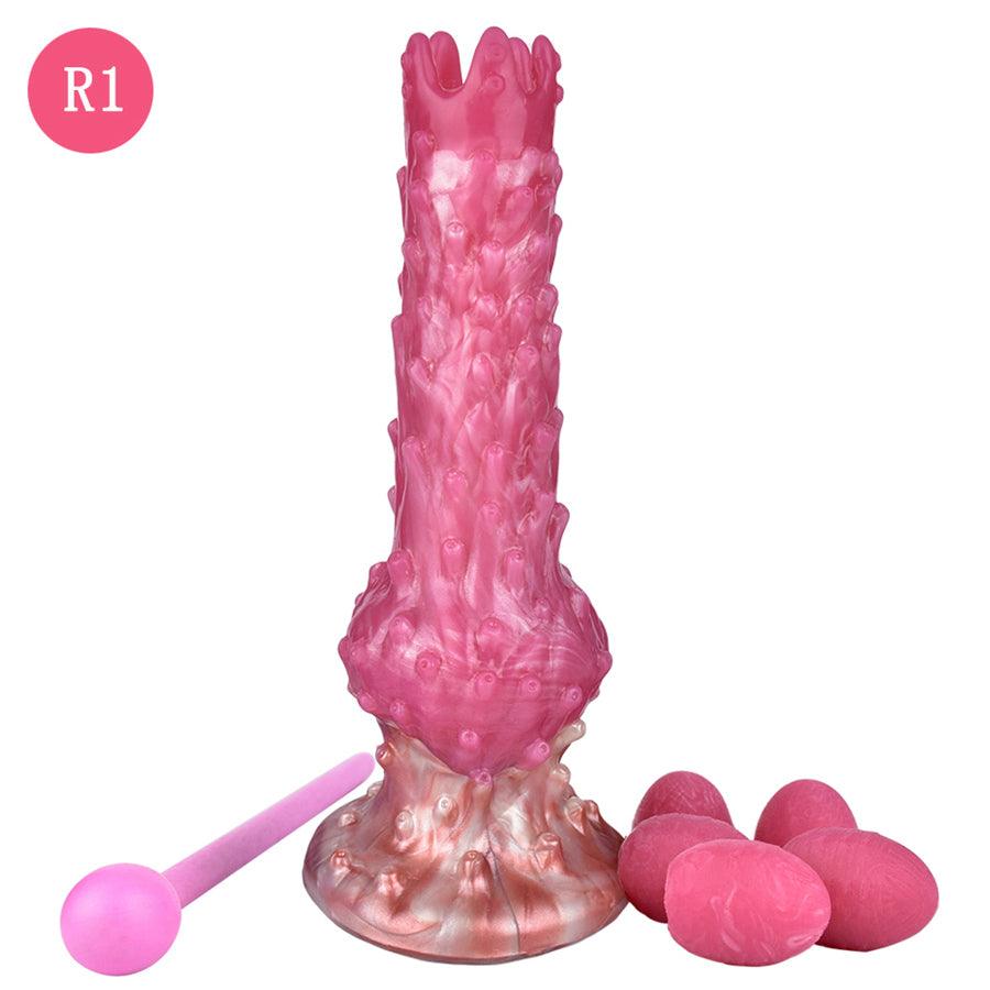 Rose Silicone Fantasy Gode Alien Ovipositeur