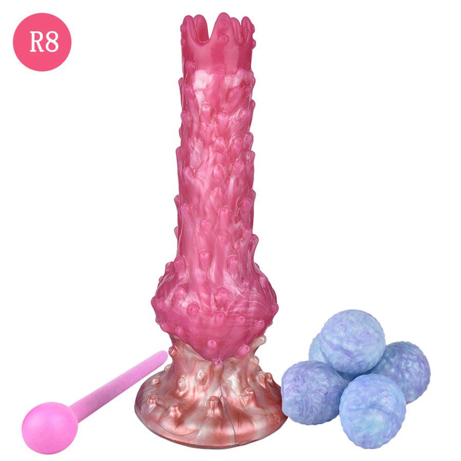 Rose Silicone Fantasy Gode Alien Ovipositeur
