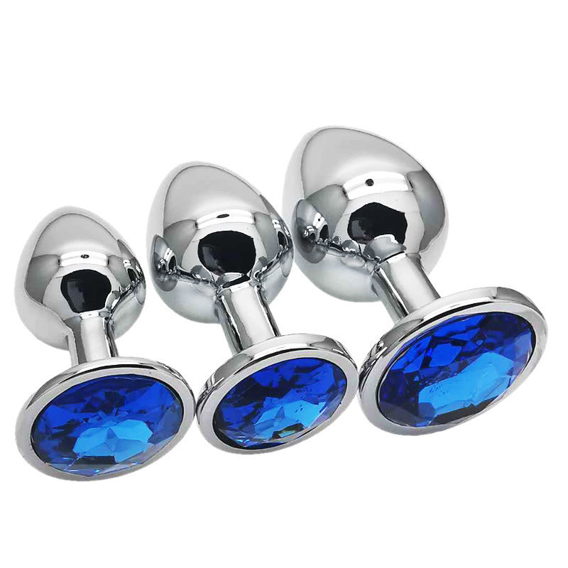 Kit Plug Anal Diamant en Métal pour Débutant