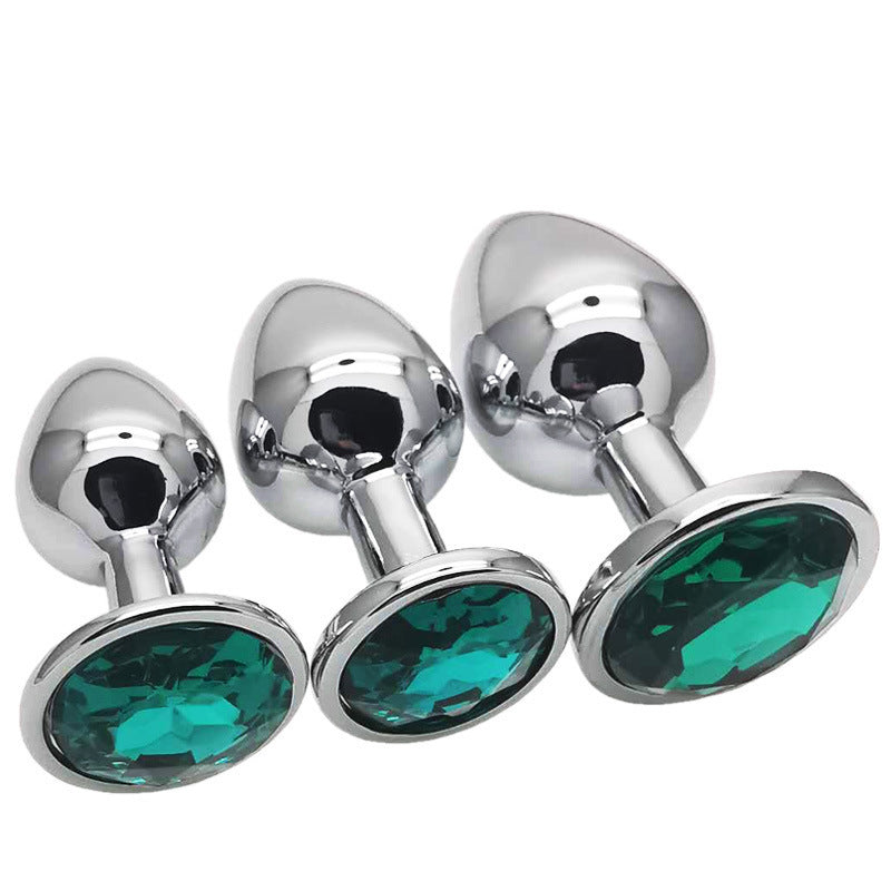 Kit Plug Anal Diamant en Métal pour Débutant