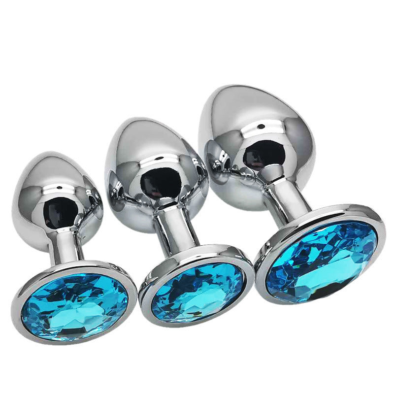 Kit Plug Anal Diamant en Métal pour Débutant