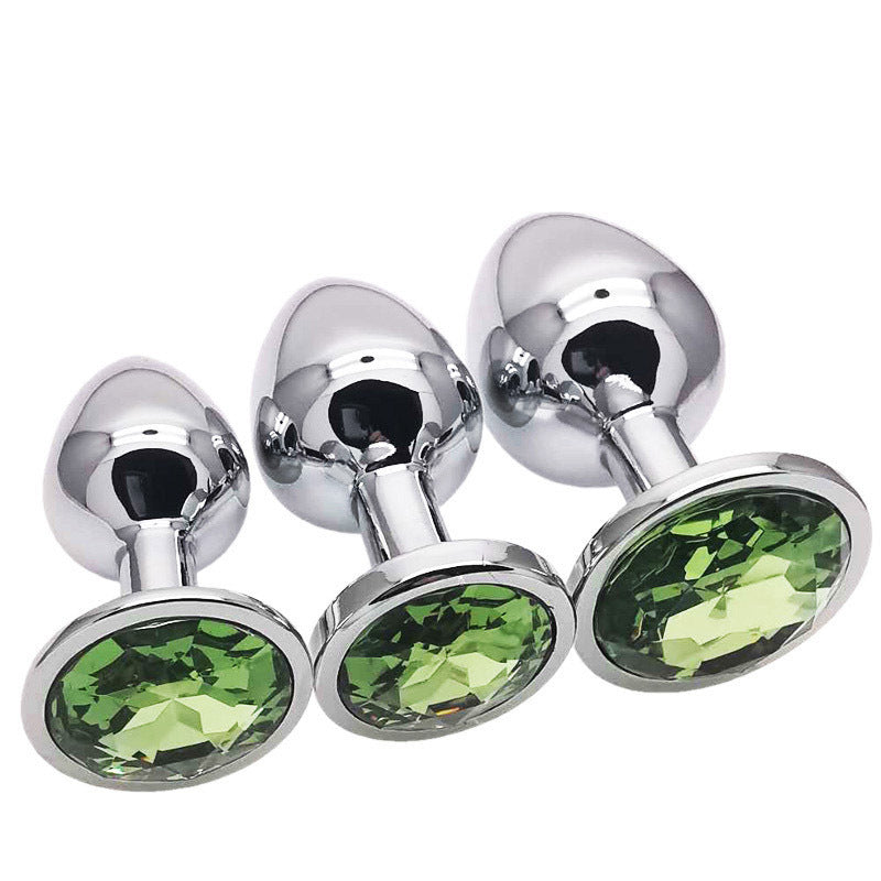Kit Plug Anal Diamant en Métal pour Débutant