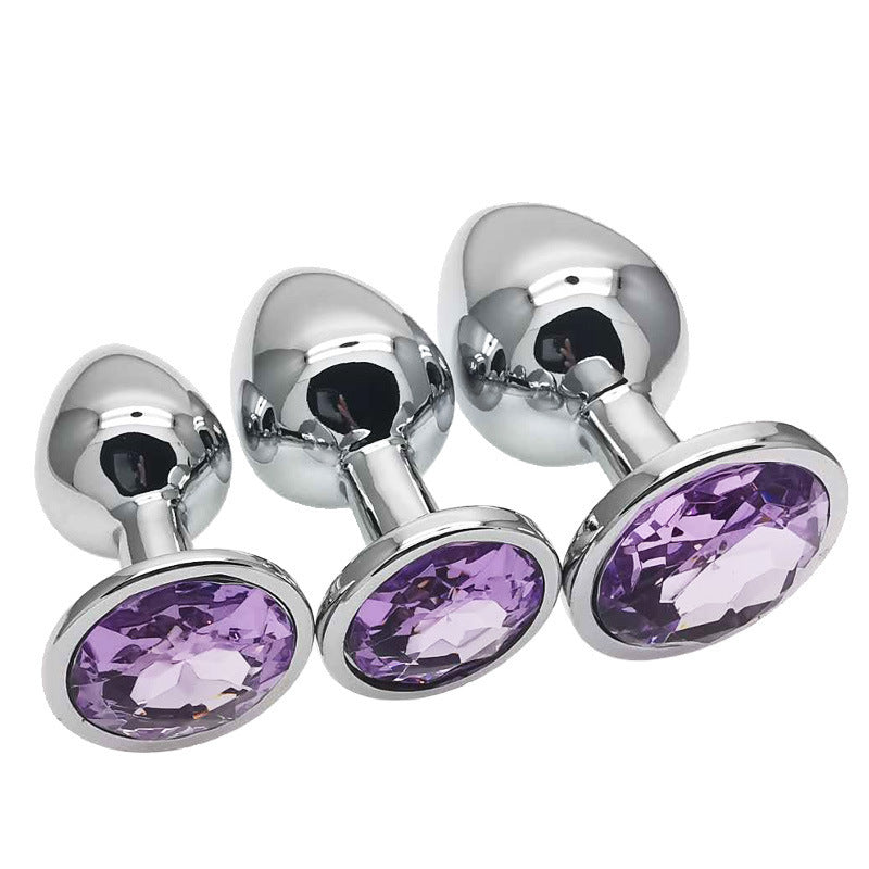 Kit Plug Anal Diamant en Métal pour Débutant