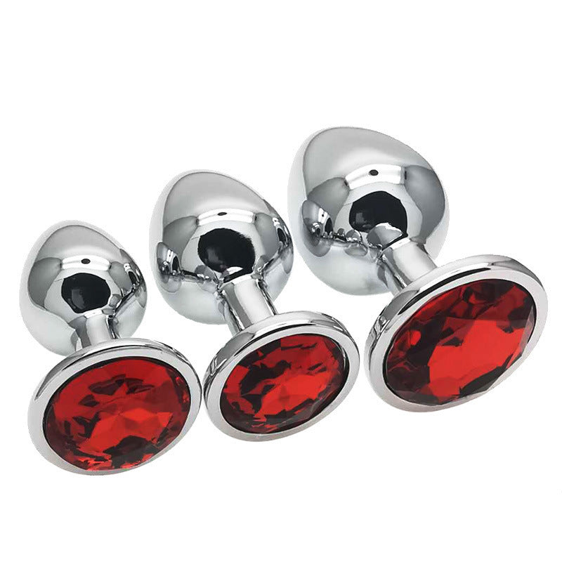Kit Plug Anal Diamant en Métal pour Débutant
