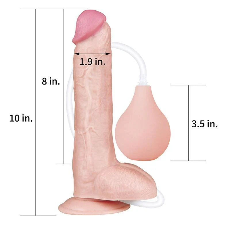 25,4 cm Epais Silicone Gros Gode Éjaculateur