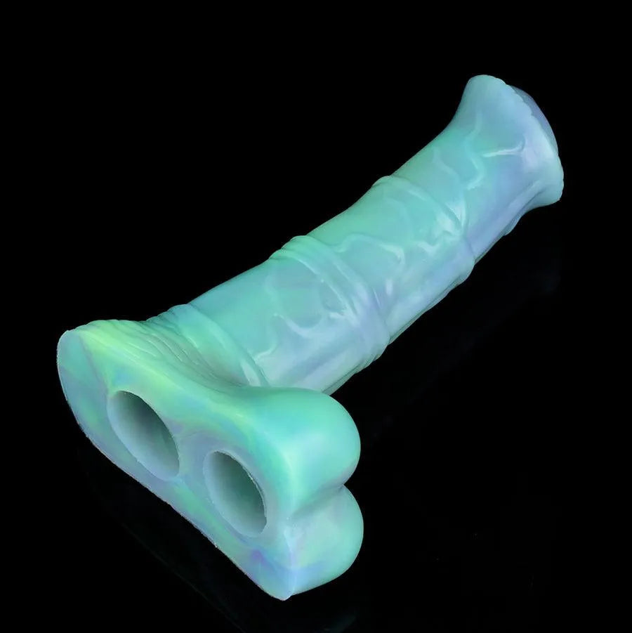 Gaine à Pénis Lumineuse En Silicone Souple Au Fantasy